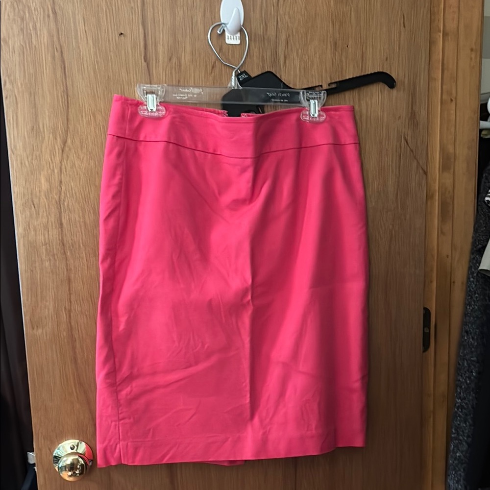 Ann Taylor Pink Knee-Length Pencil Skirt for Work